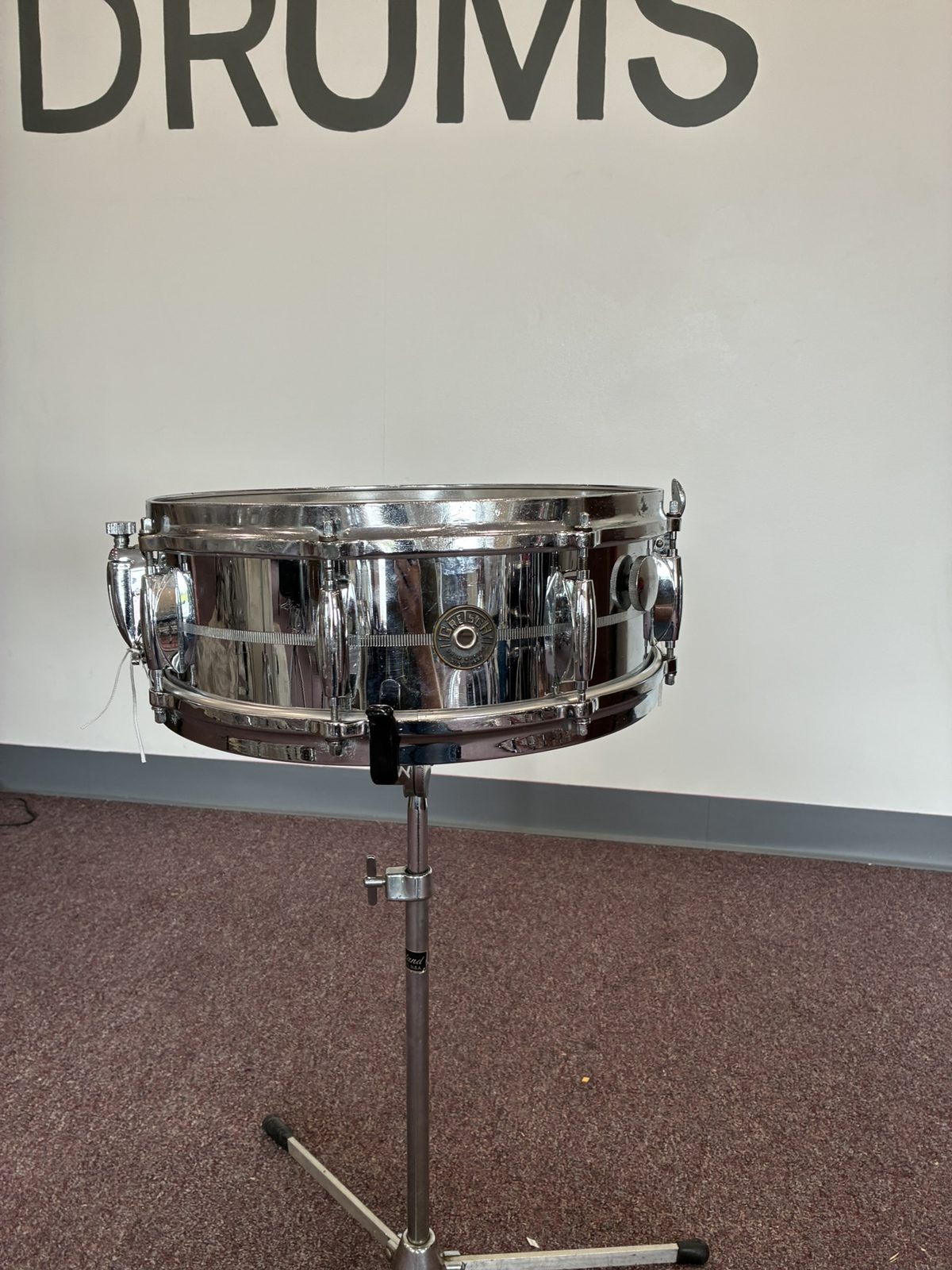 1960s Gretsch Brass Snare Drum - Model 4160 14x5