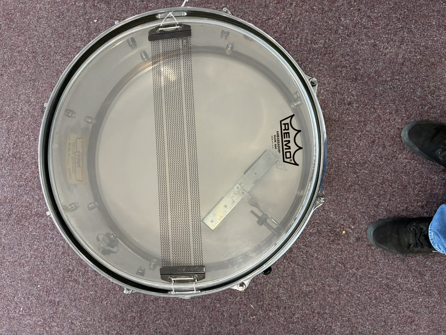 1960s Gretsch Brass Snare Drum - Model 4160 14x5