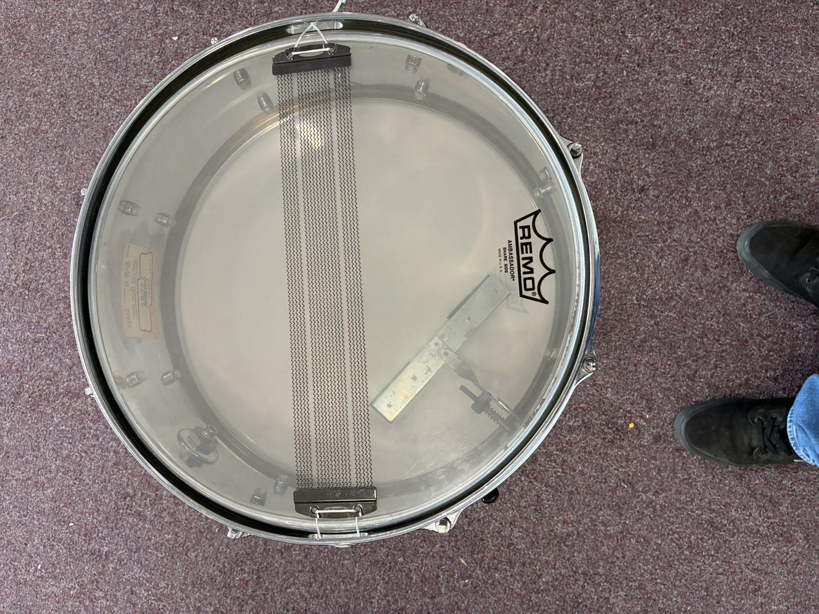 1960s Gretsch Brass Snare Drum - Model 4160 14x5