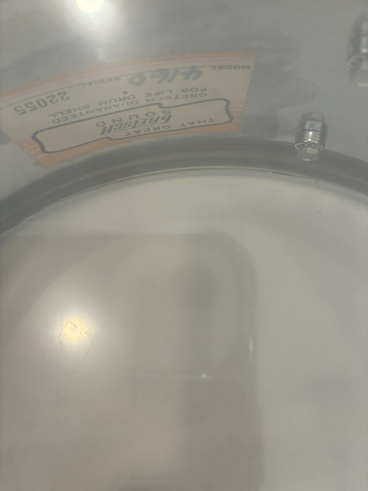 1960s Gretsch Brass Snare Drum - Model 4160 14x5