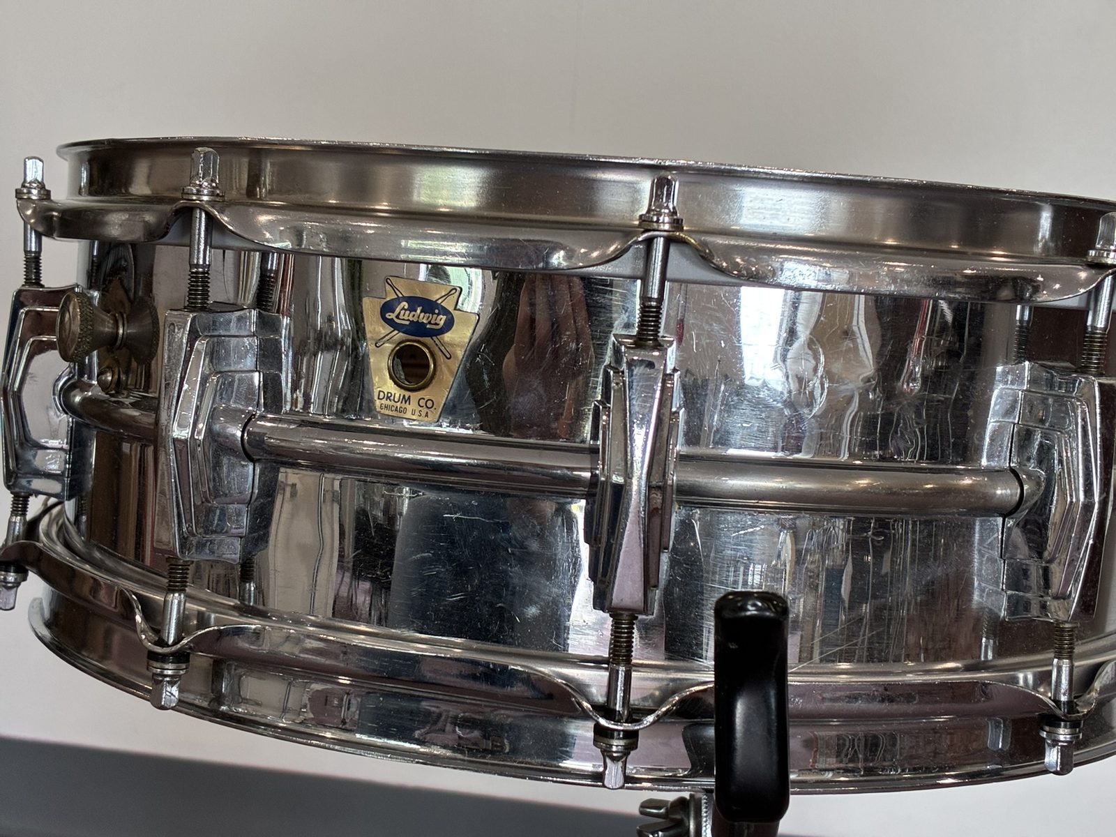 1950s Ludwig Transition Badge Supraphonic 14x5"
