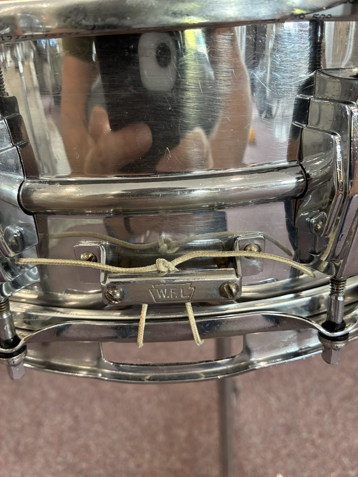 1950s Ludwig Transition Badge Supraphonic 14x5"