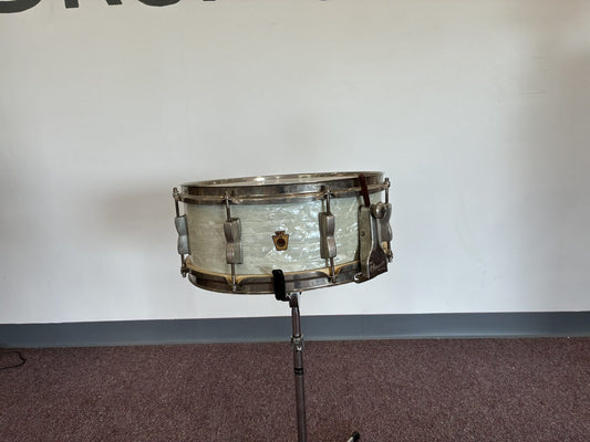 WFL Super Classic Snare Drum 14x5.5" - White Marine Pearl