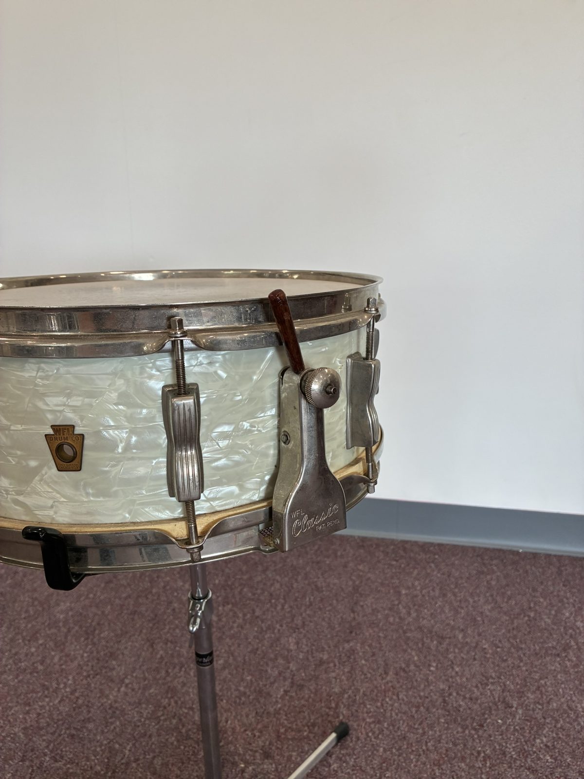 WFL Super Classic Snare Drum 14x5.5" - White Marine Pearl