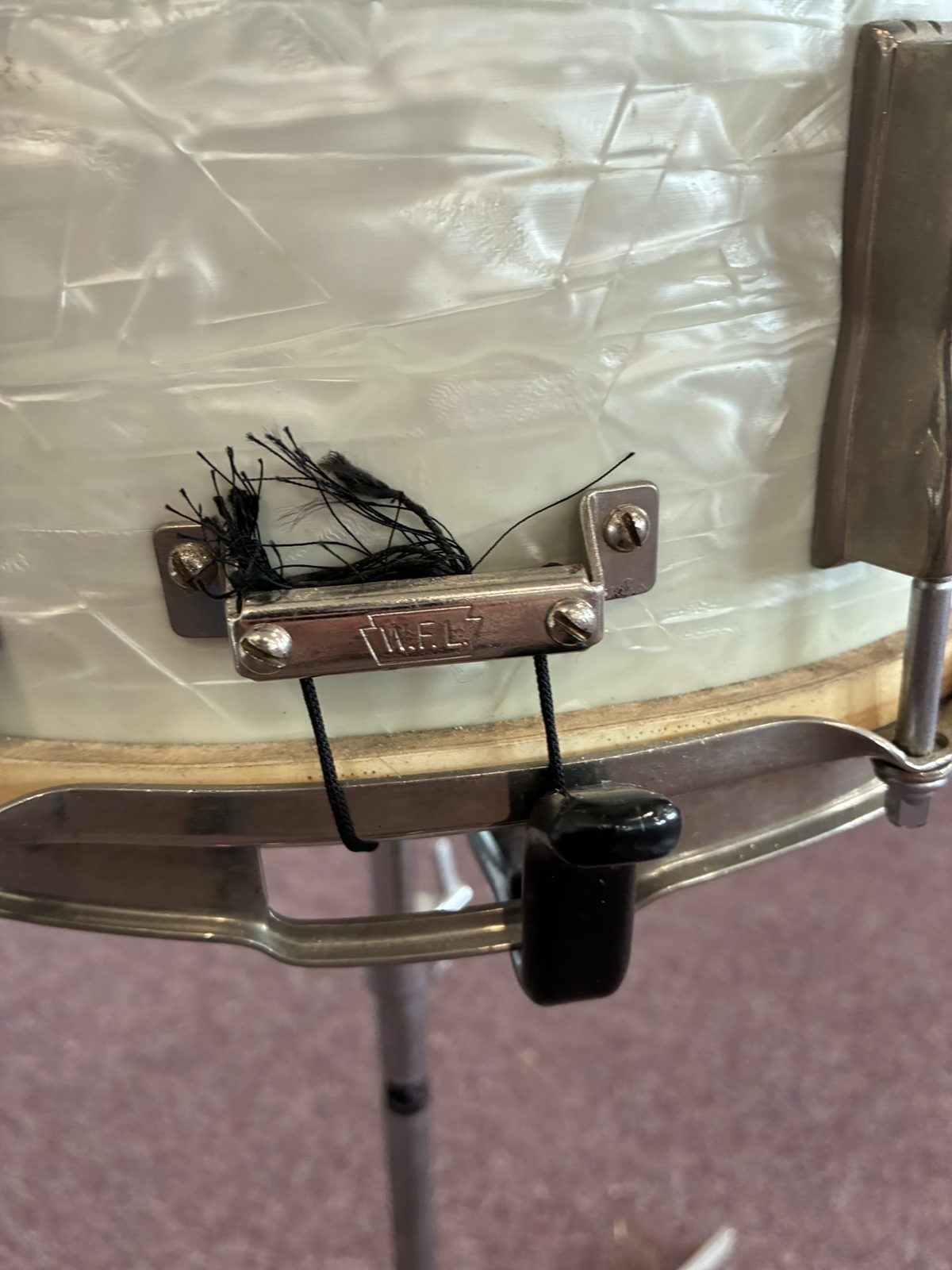 WFL Super Classic Snare Drum 14x5.5" - White Marine Pearl