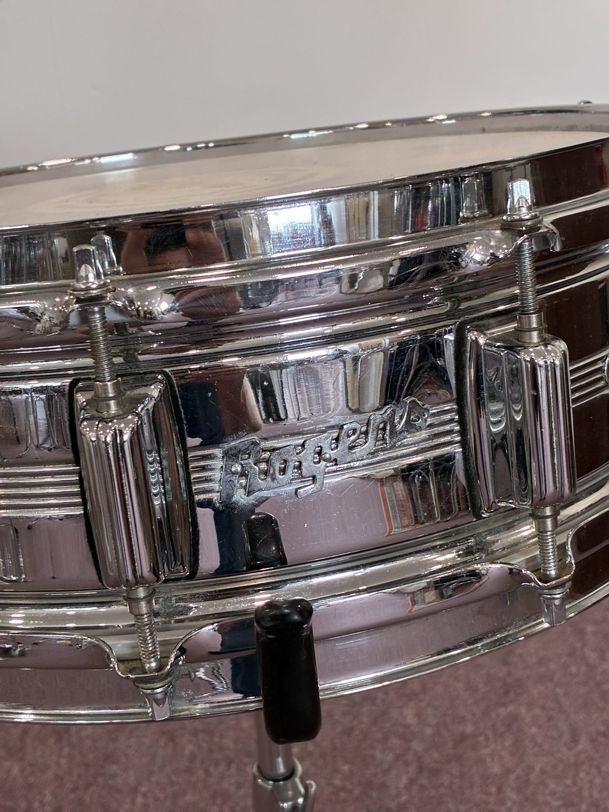 Rogers Dynasonic Snare Drum 14x5" - Brass Shell