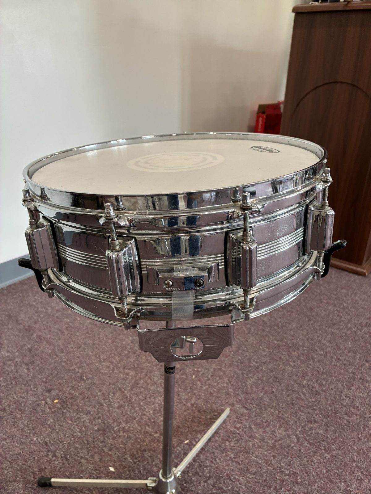 Rogers Dynasonic Snare Drum 14x5" - Brass Shell