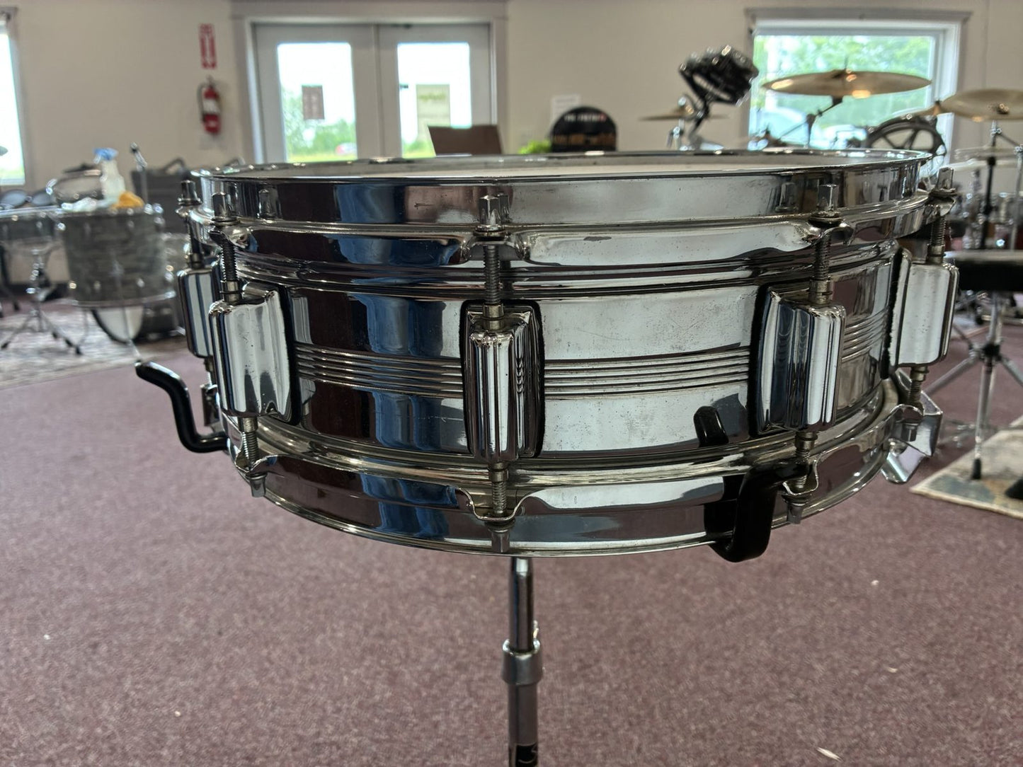 Rogers Dynasonic Snare Drum 14x5" - Brass Shell