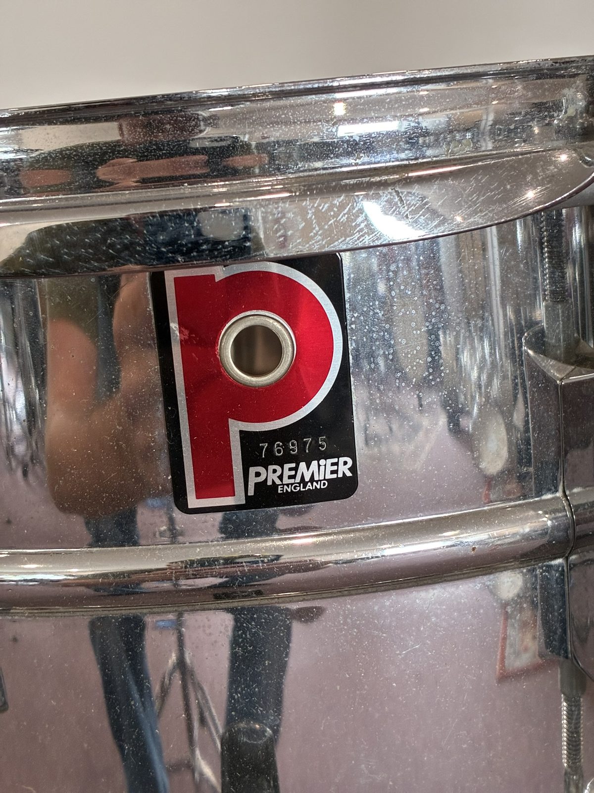 Premier Snare Drum 14x6.5" - Chrome / 8 Lug