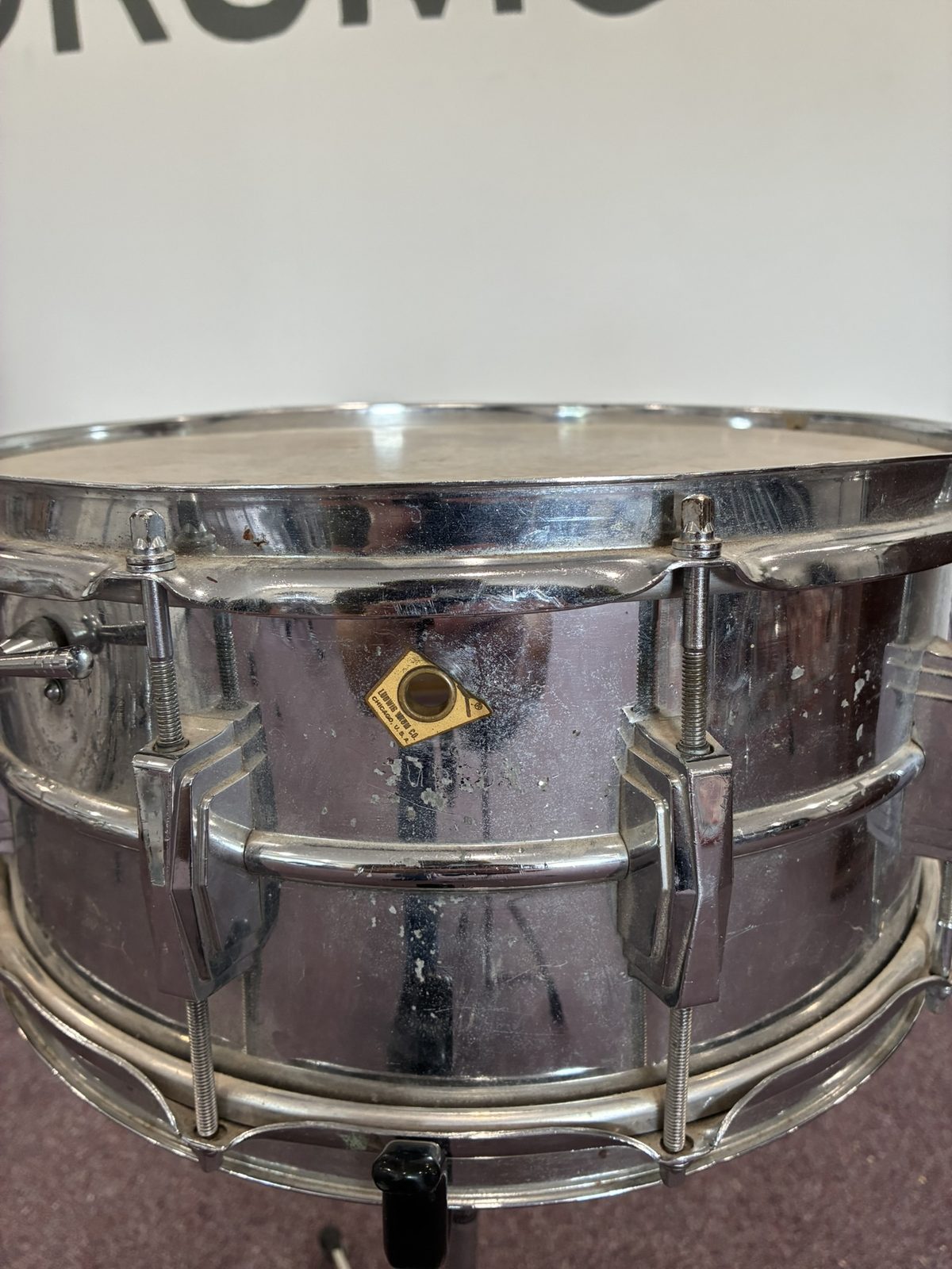 Ludwig Supraphonic Snare 14x6.5" - Keystone Badge / 70s Throw-Off