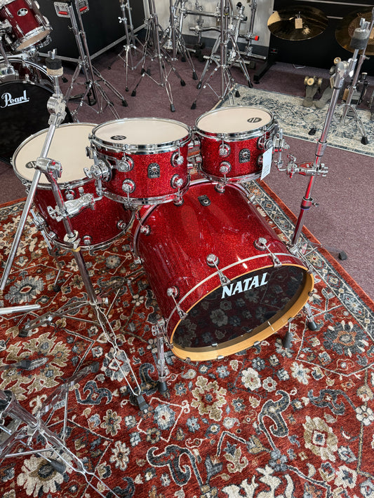 Natal Maple Originals 22/10/12/16 Shell Pack - Red Sparkle