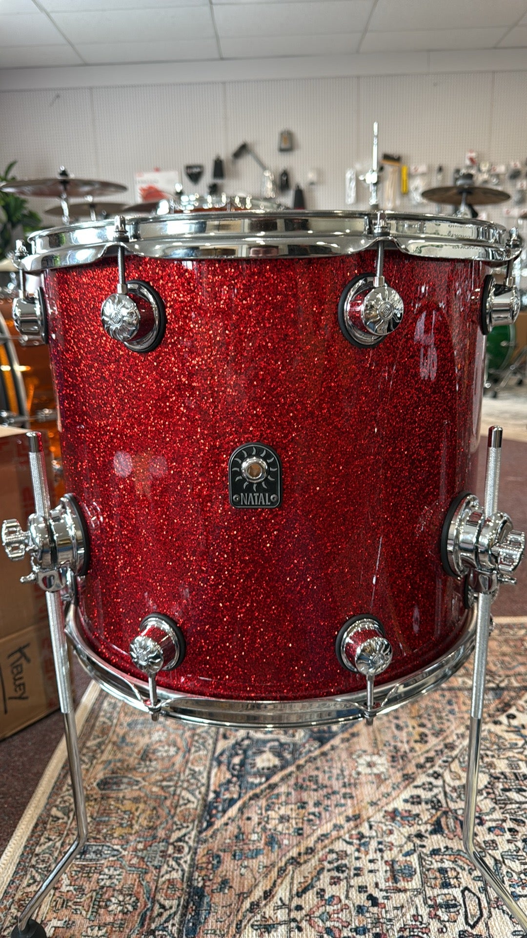 Natal Maple Originals 22/10/12/16 Shell Pack - Red Sparkle