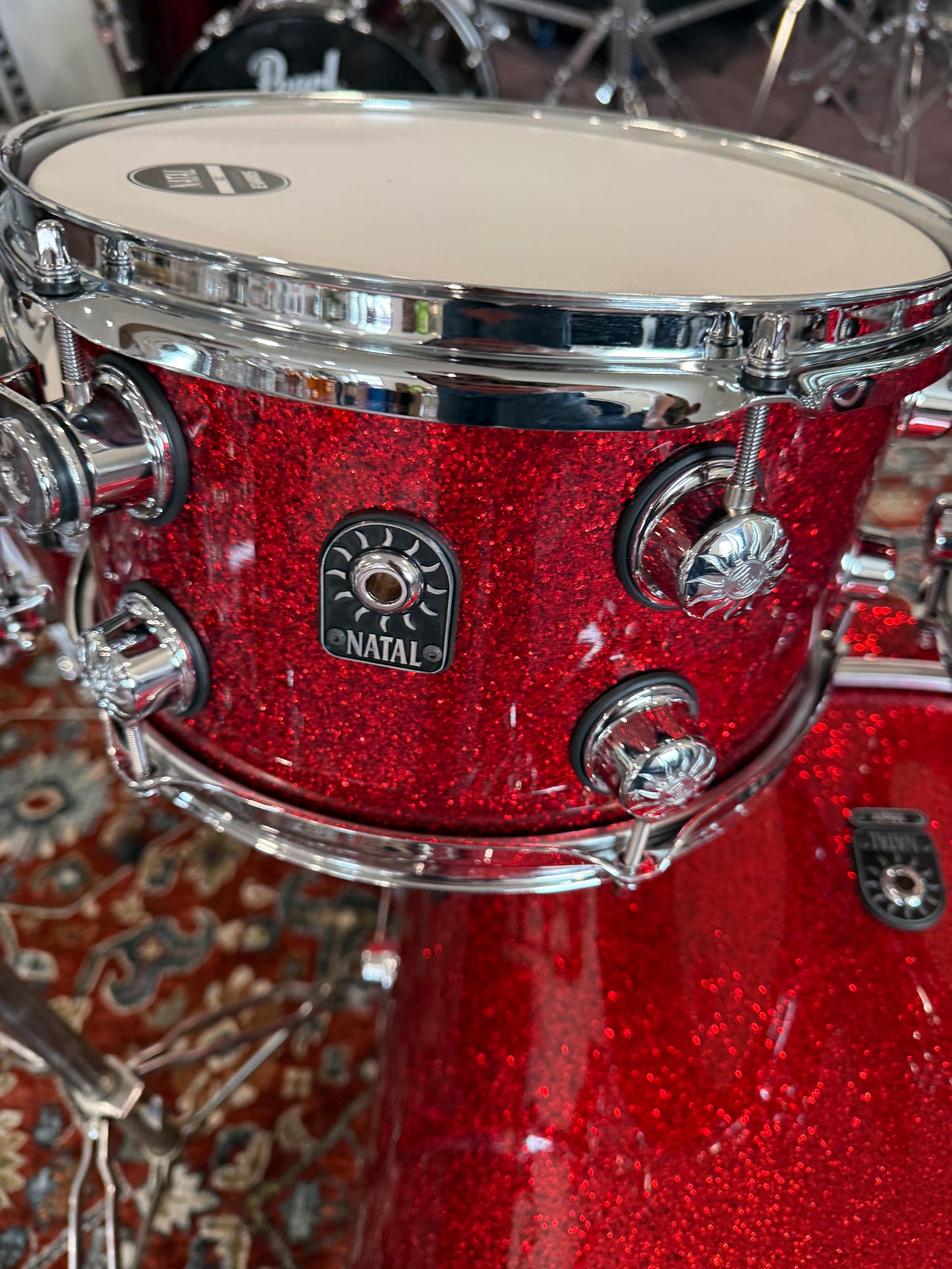 Natal Maple Originals 22/10/12/16 Shell Pack - Red Sparkle