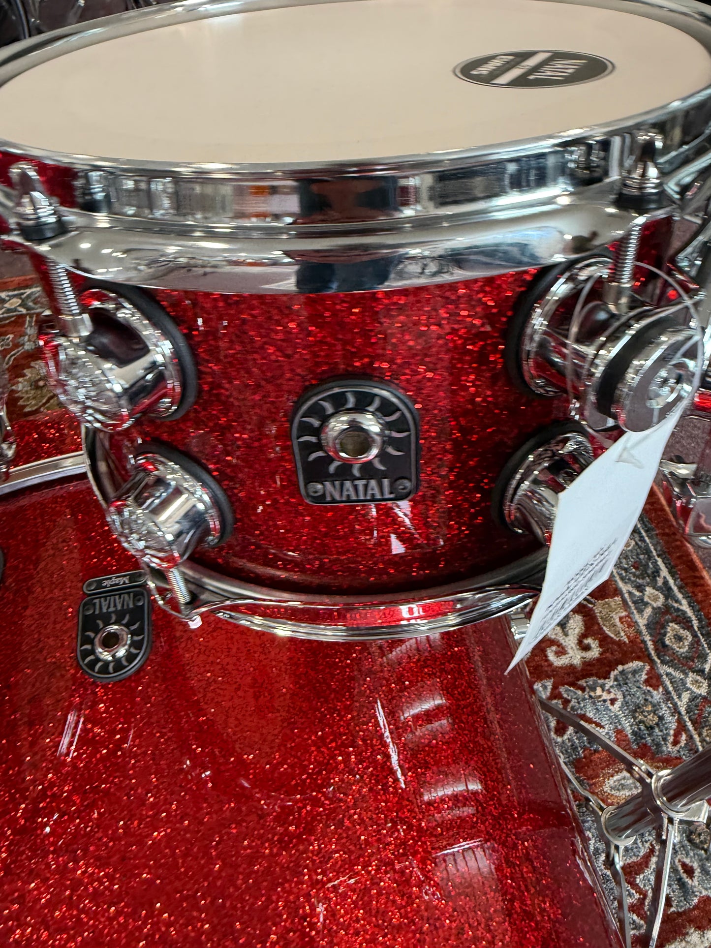 Natal Maple Originals 22/10/12/16 Shell Pack - Red Sparkle