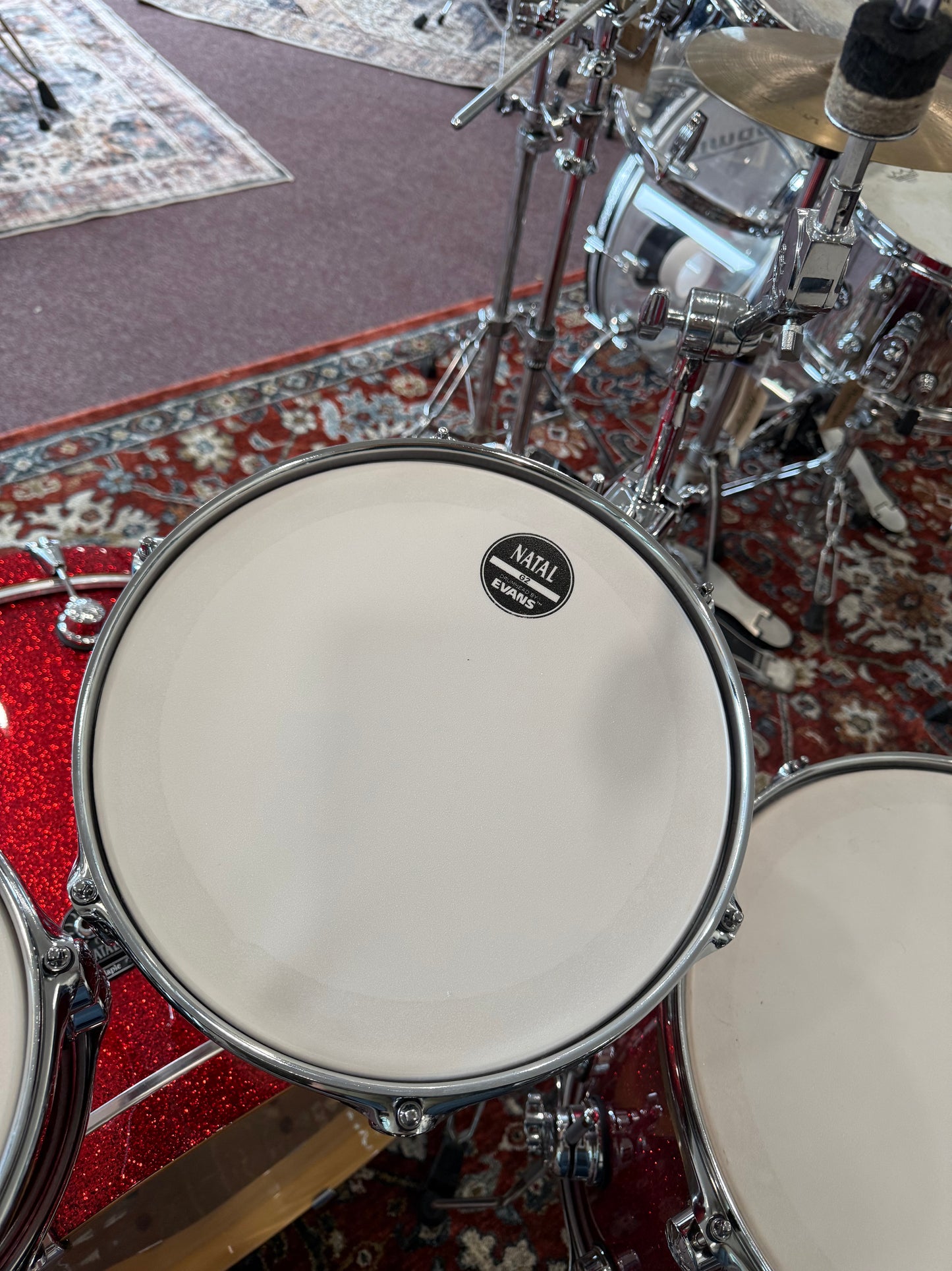 Natal Maple Originals 22/10/12/16 Shell Pack - Red Sparkle