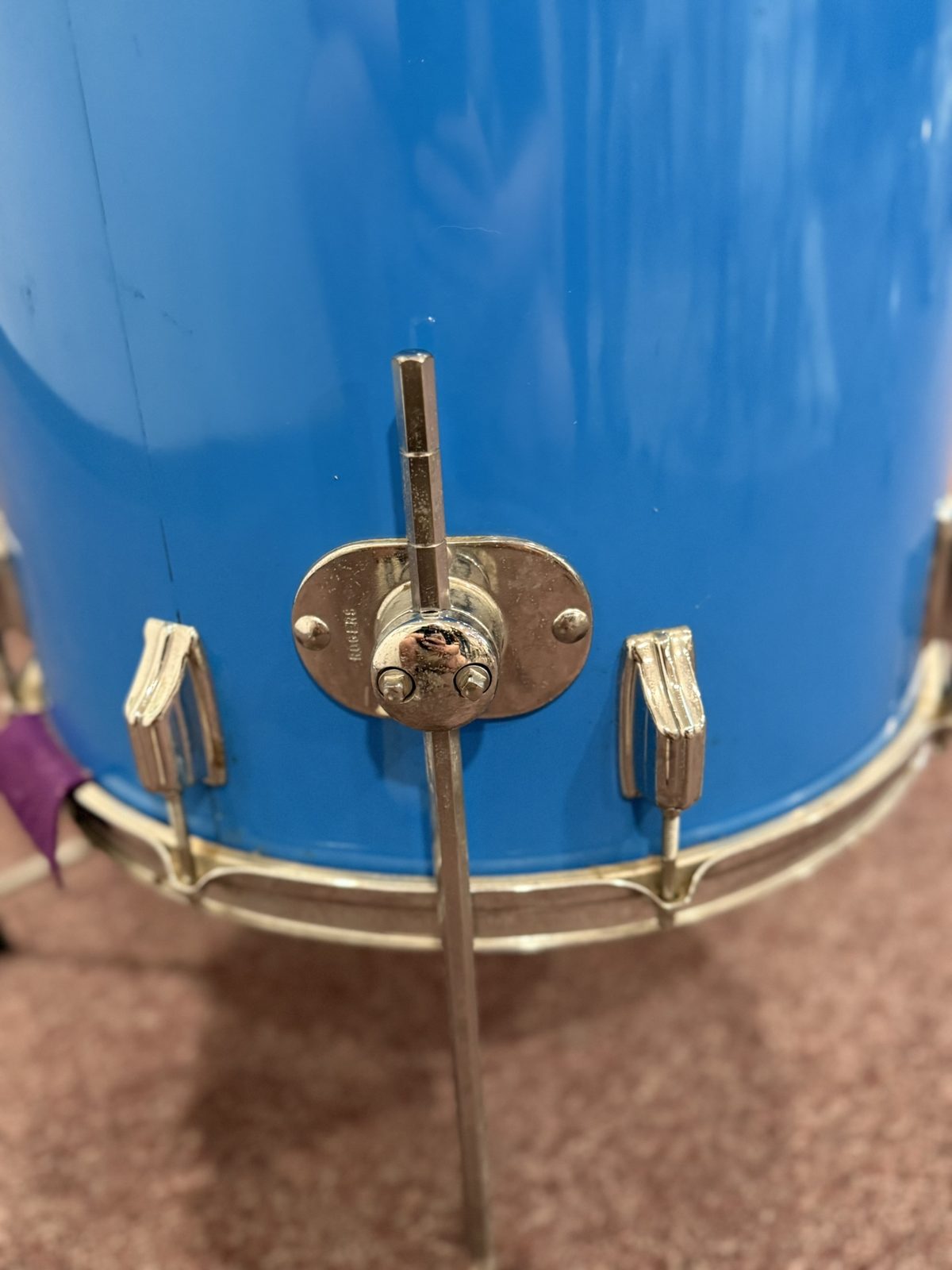 Rogers Fullerton Powertone 70s Vintage Drum Kit - Pacific Blue (22, 12, 13, 16)