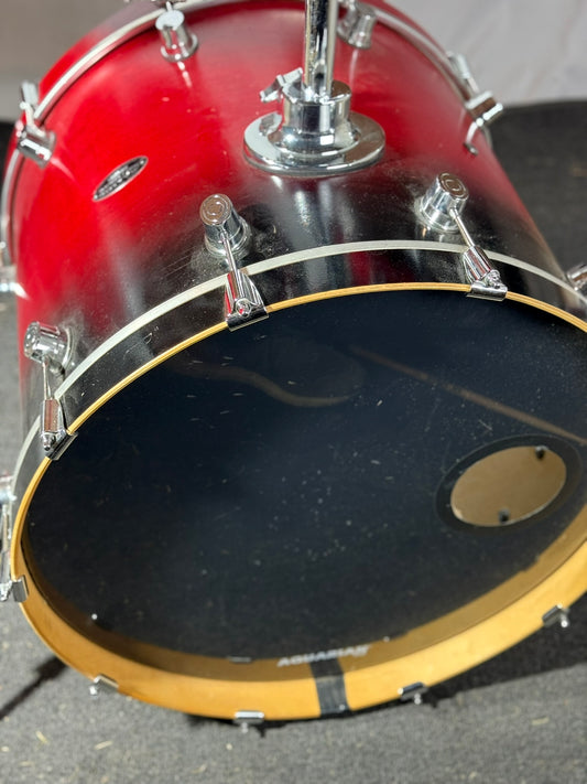 PDP MX 22x18" Red to Black, Bass Drum