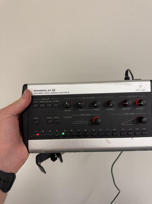 Behringer Powerplay 16 P16-M 16-Channel Digital Personal Mixer