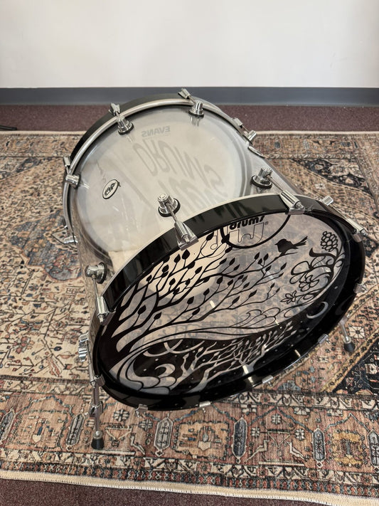 DW Design Series 18x22" Acrylic Bass Drum