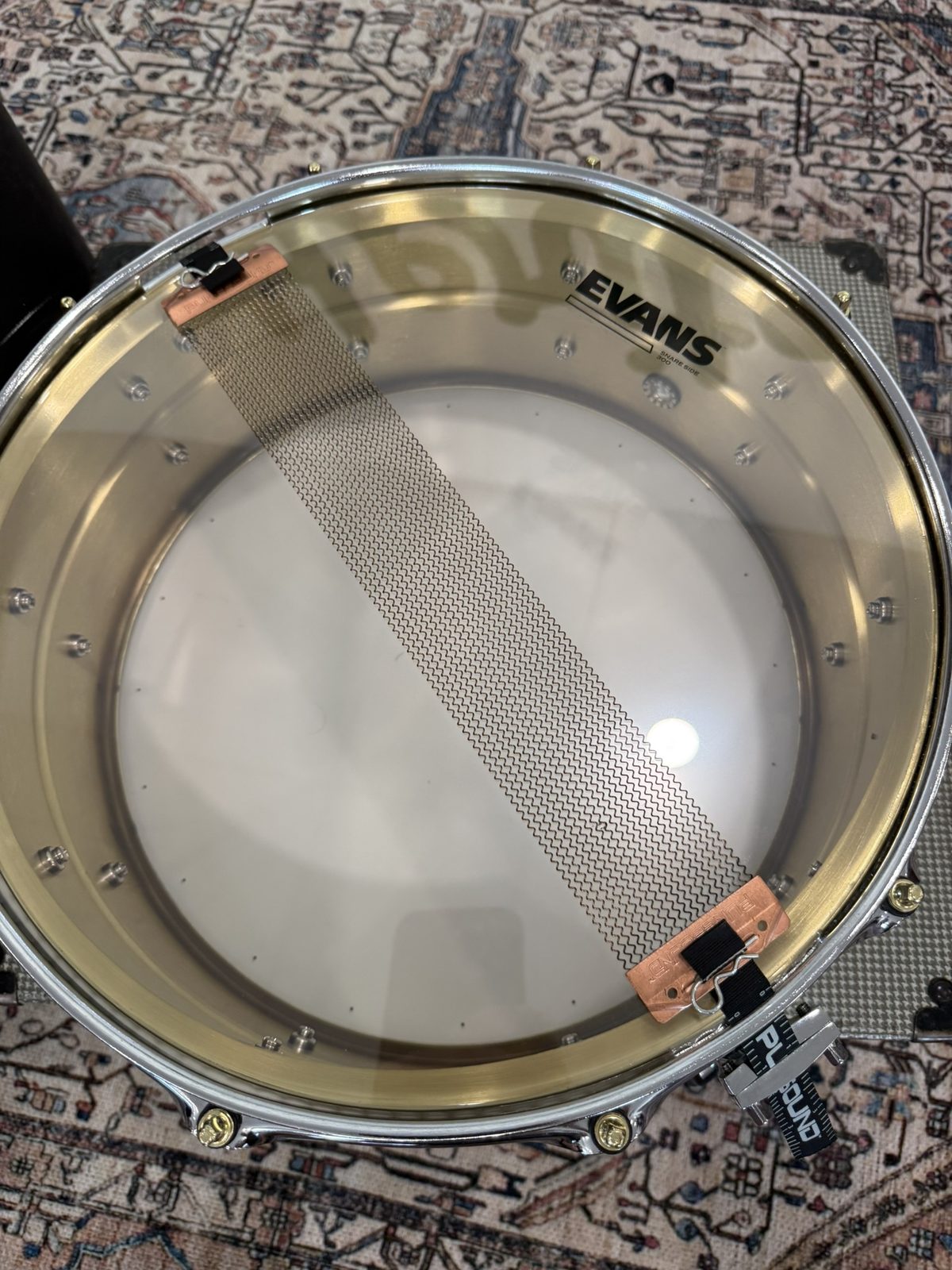Ludwig Black & White Badge Bronze 5.5x14" Snare Drum
