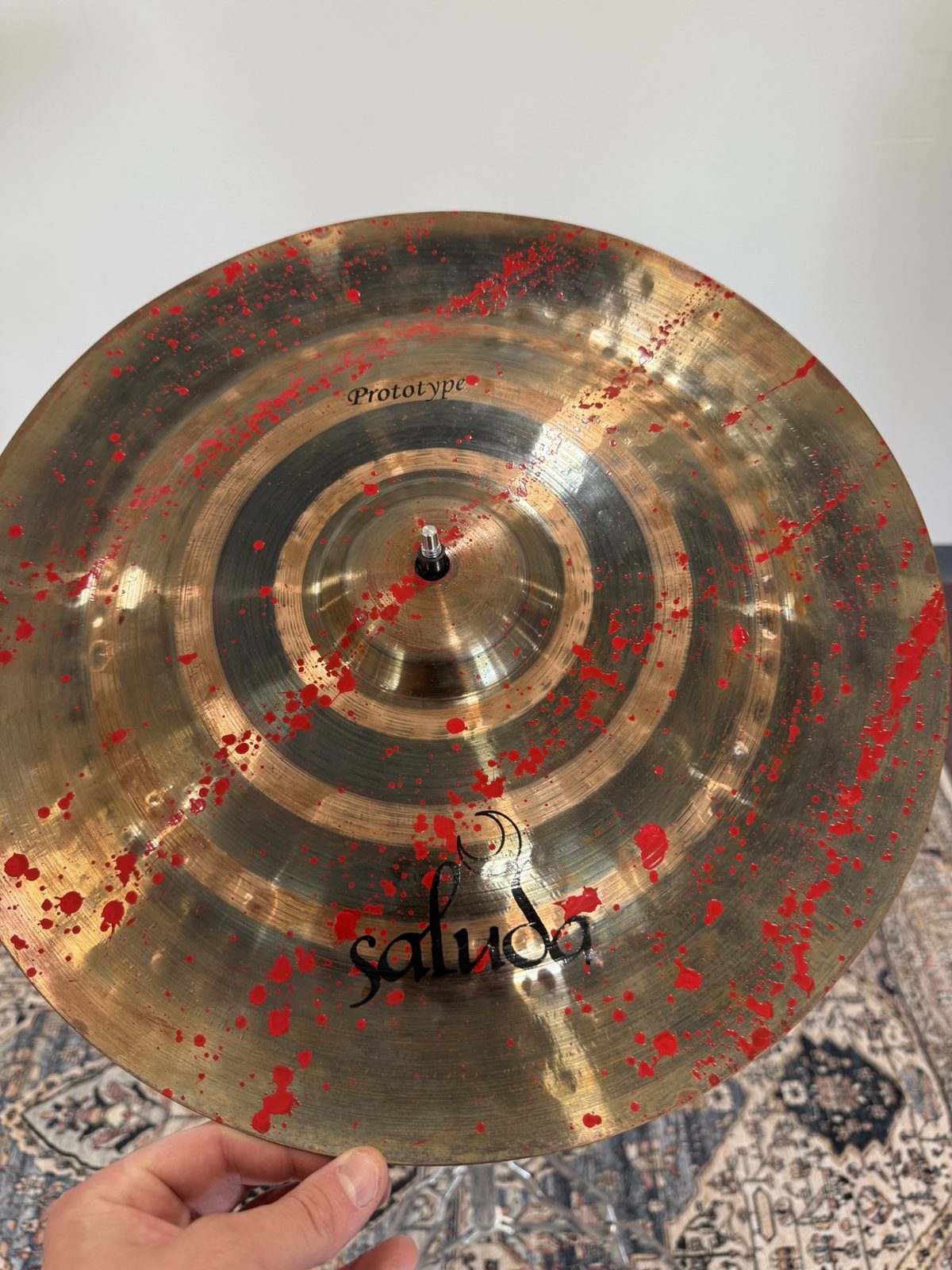 Saluda Prototype Blood Splattered 16" China Cymbal