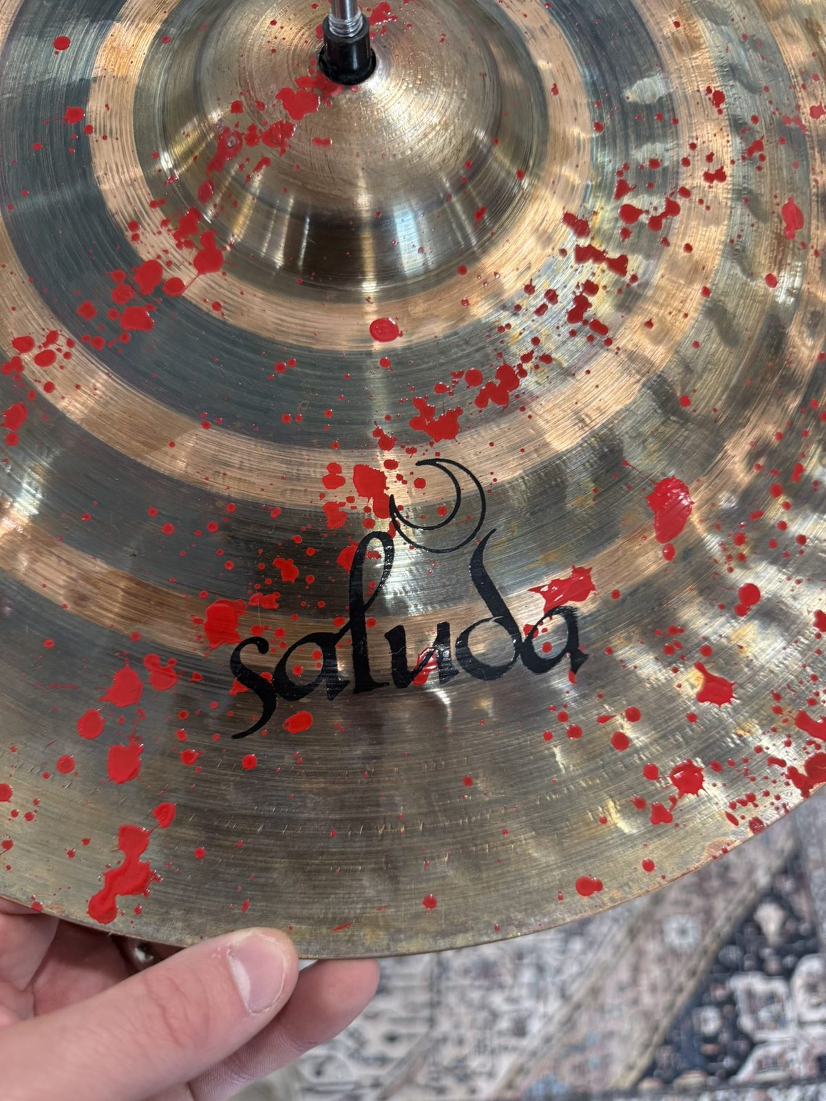Saluda Prototype Blood Splattered 16" China Cymbal