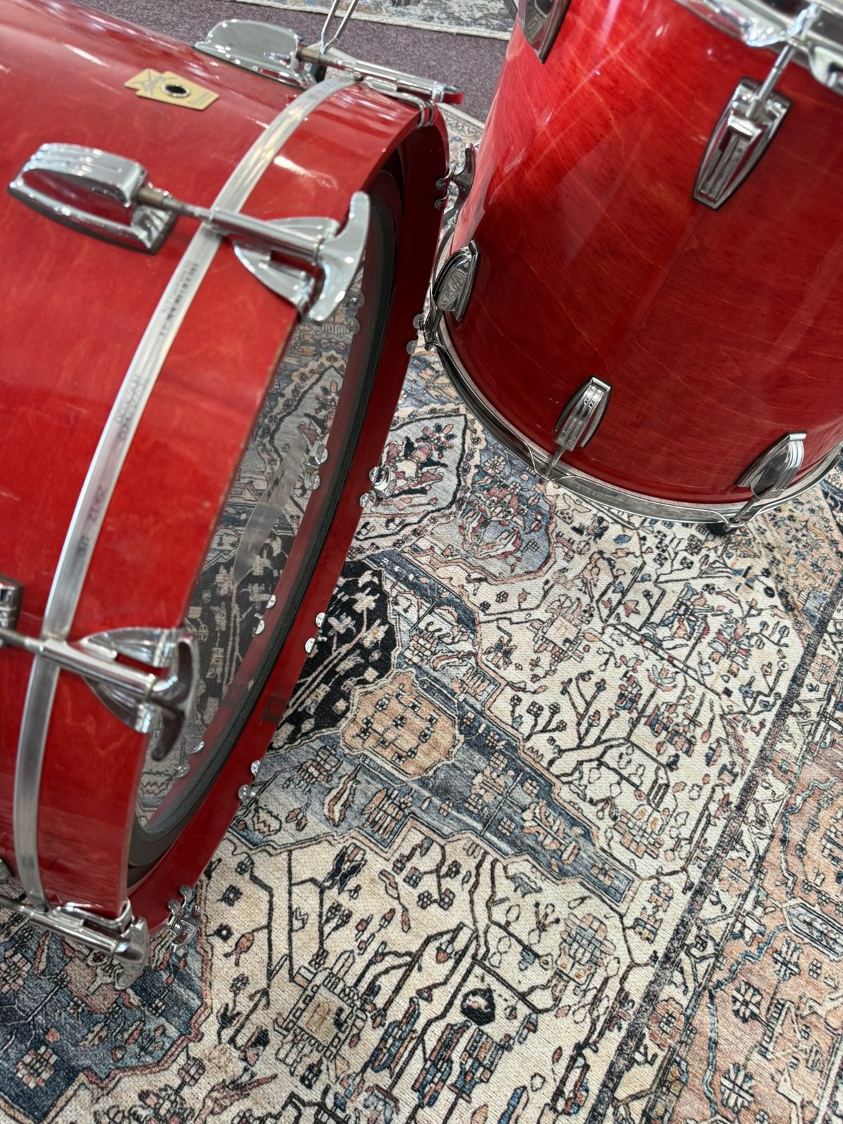 Ludwig Classic Maple 3-Piece Drum Kit - Red (16x22 / 9x12 / 14x16)