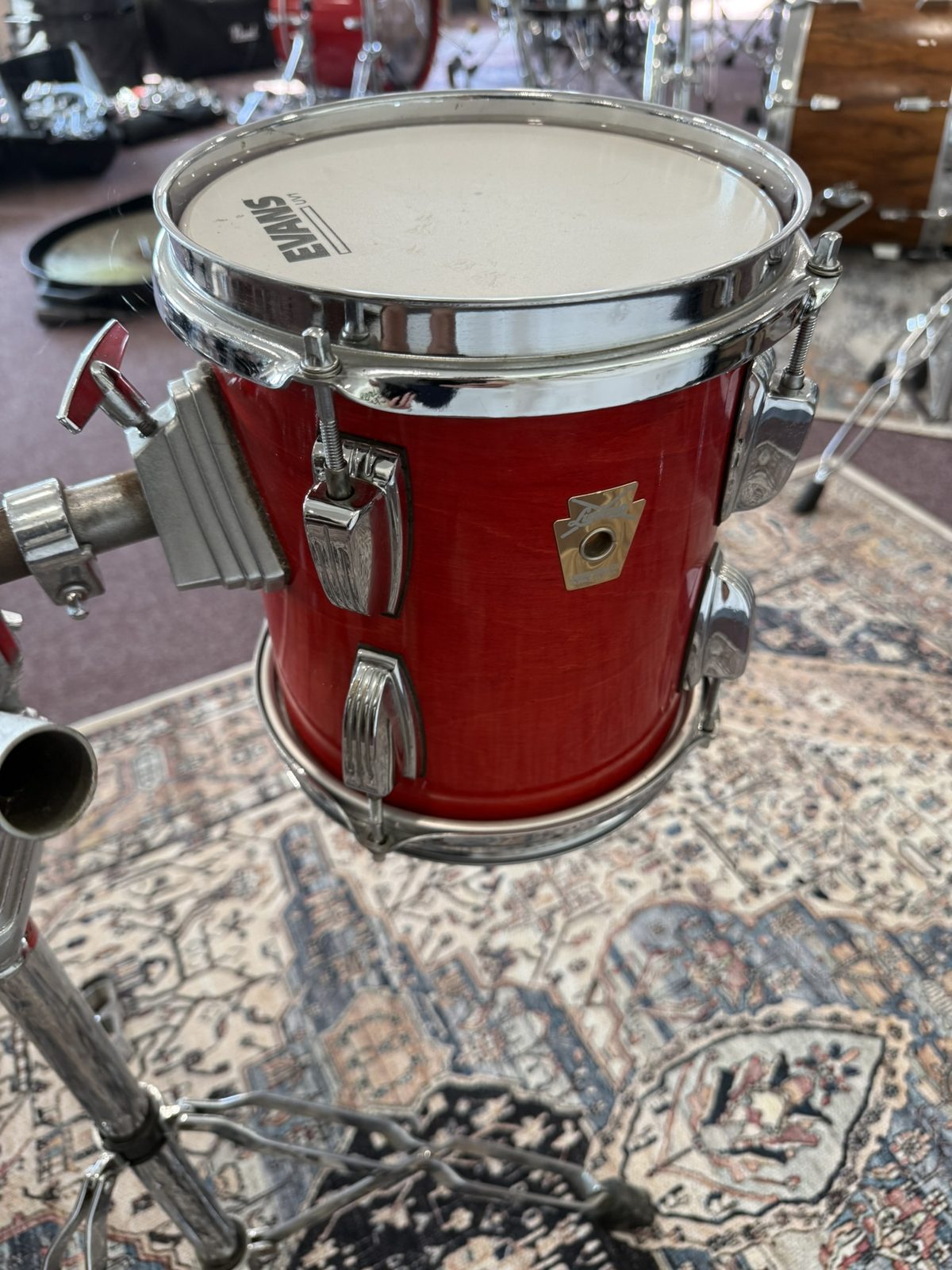 Ludwig Classic Maple 8x9" Rack Tom - Red