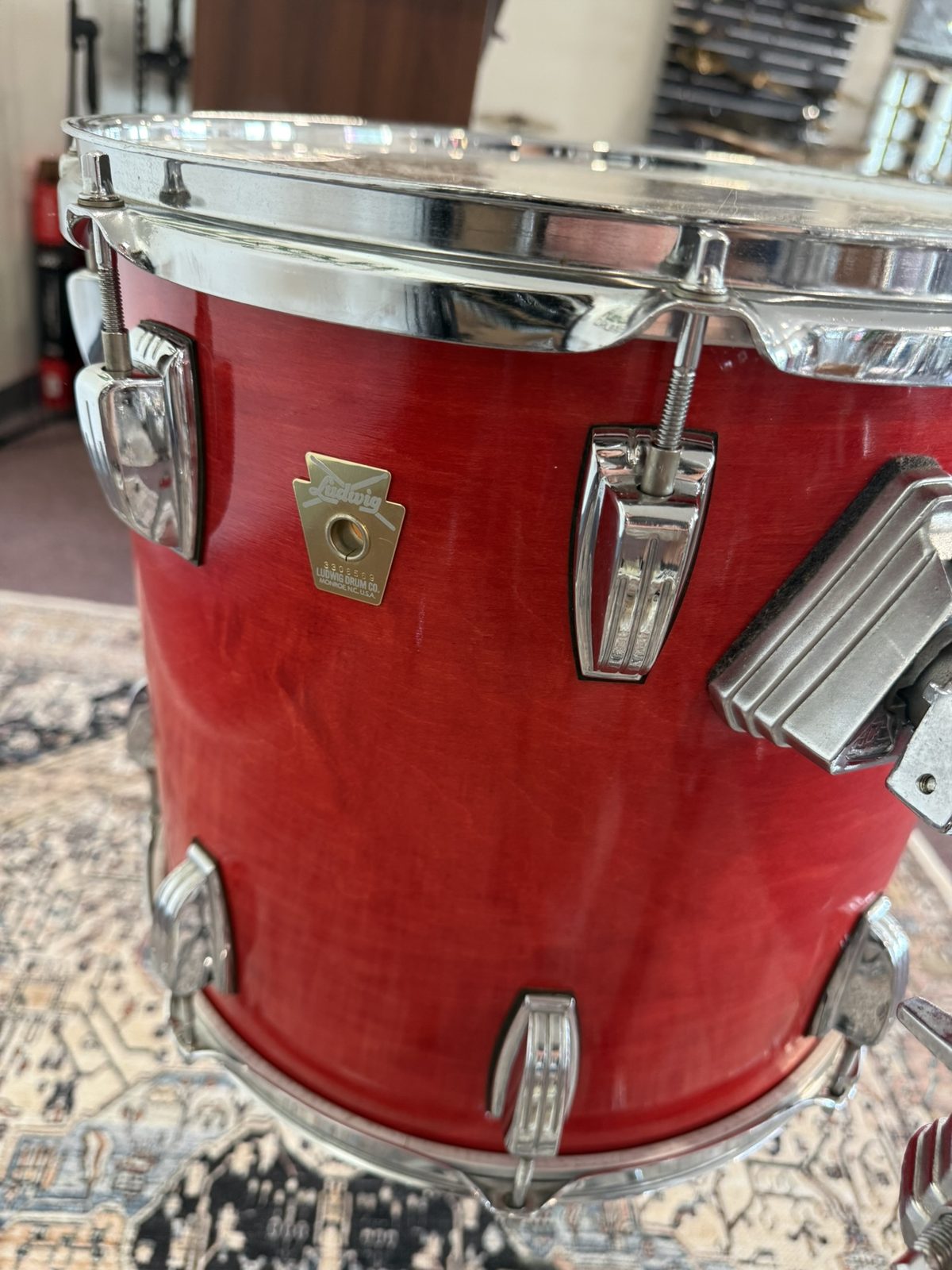 Ludwig Classic Maple 13x14" Floor Tom - Red
