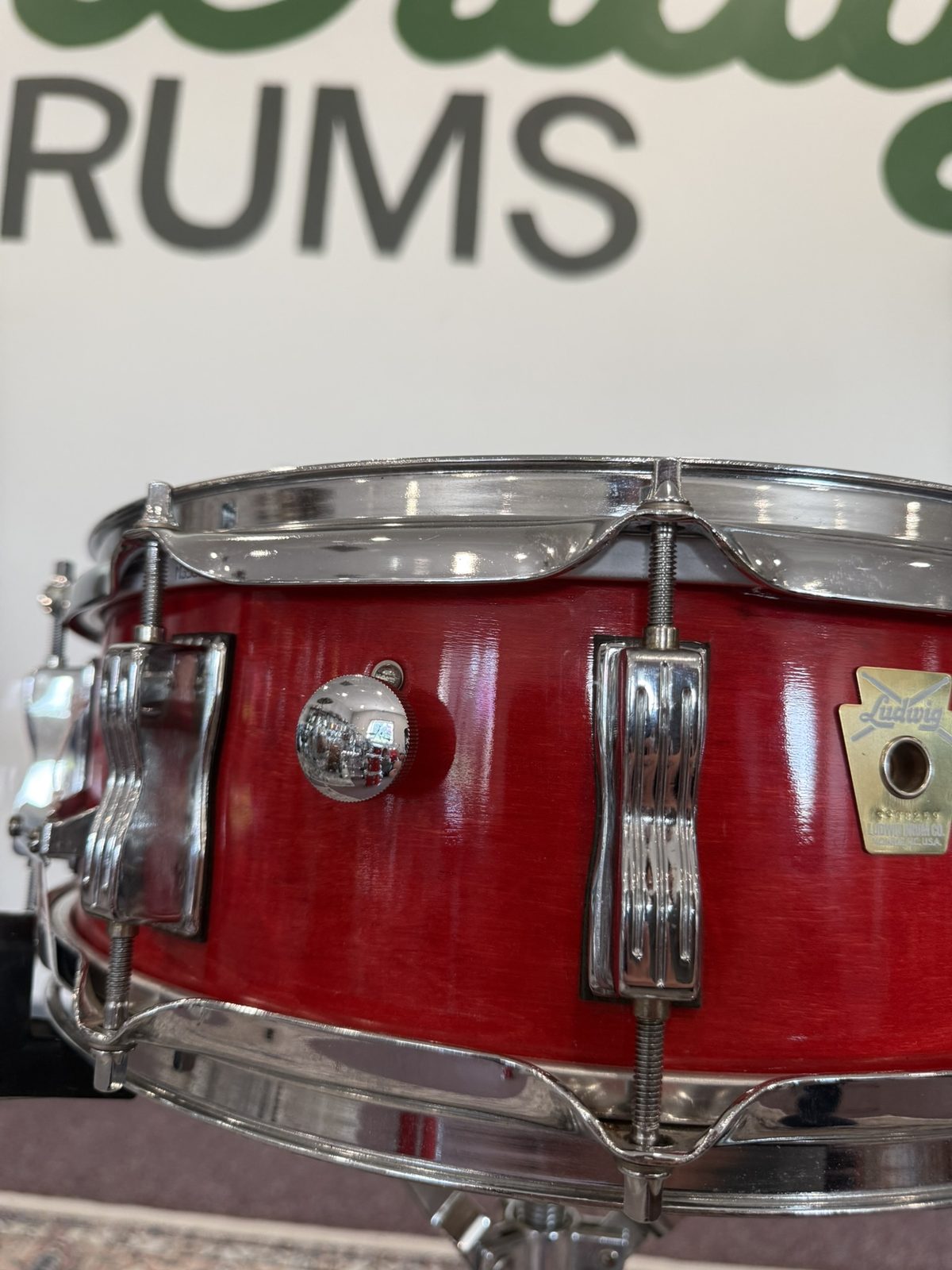 Ludwig Classic Maple 5x14" Snare Drum - Red