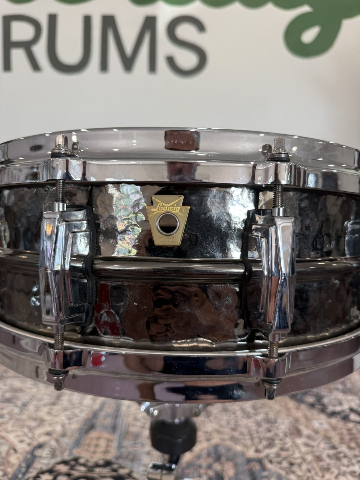 Ludwig Black Beauty Hand Hammered 5x14" Snare Drum (B-Stock)
