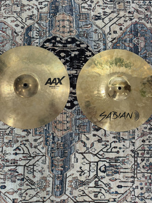Sabian AAX 14" Medium Hi-Hat Cymbals (Pair)