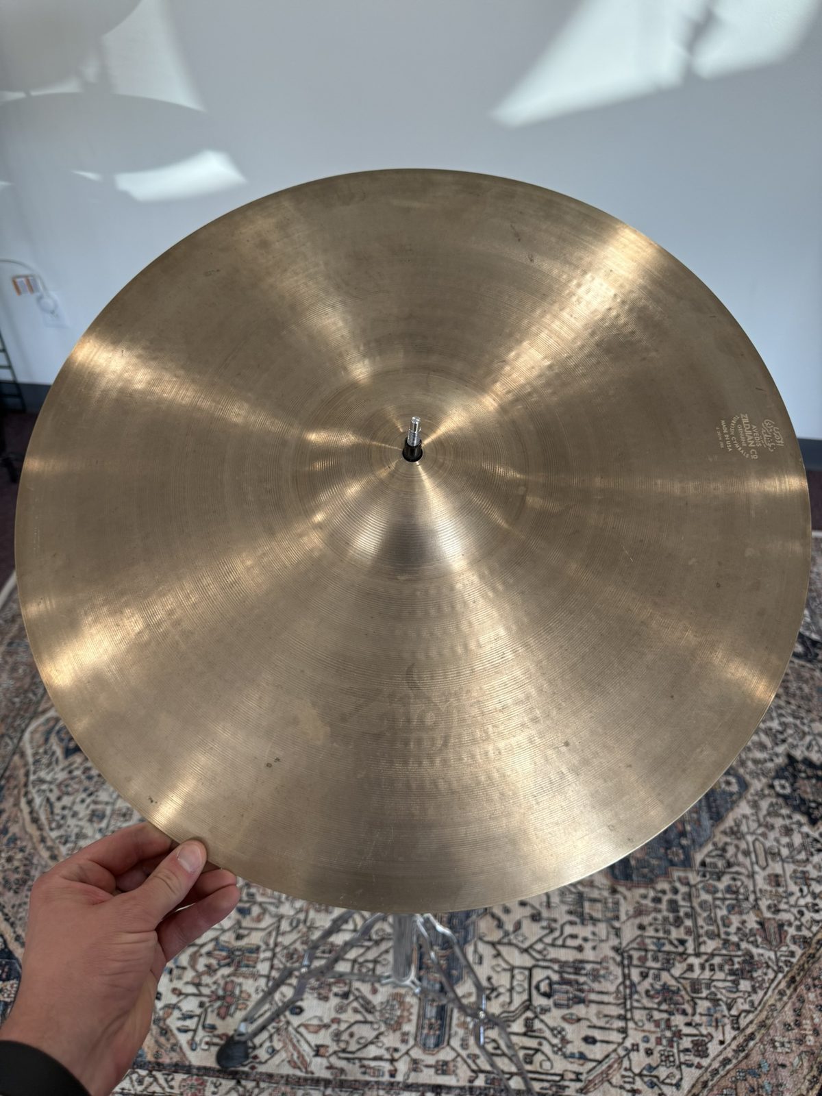 Zildjian 21" Ride Cymbal (Believed A Sweet Ride)
