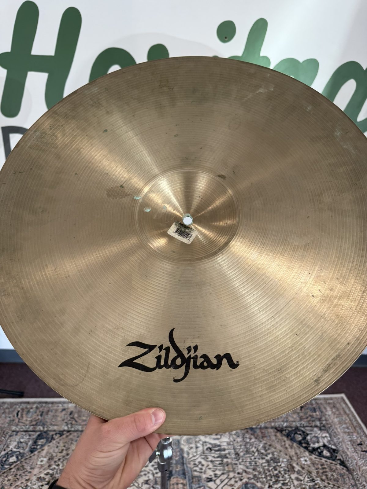 Zildjian 21" Ride Cymbal (Believed A Sweet Ride)