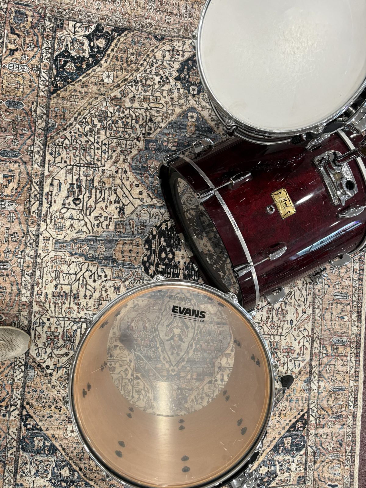 Pearl Masters Studio 3-Piece Birch Drum Set (15x20 / 9x12 / 12x14)