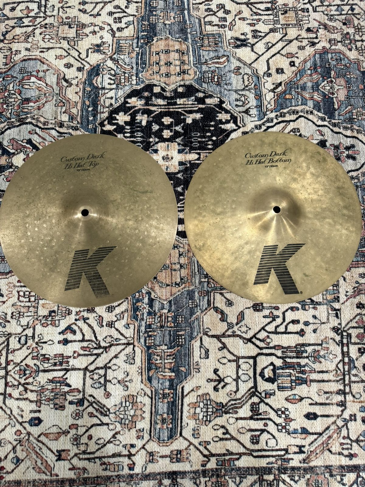 Zildjian K Custom 13" Dark Hi-Hat Cymbals (Pair)