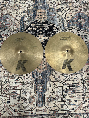 Zildjian K Custom 13" Dark Hi-Hat Cymbals (Pair)