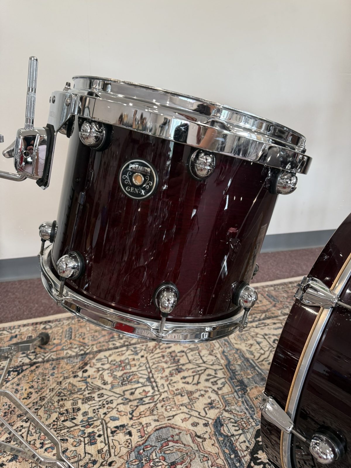 Premier Gen-X 4-Piece Drum Set - Maroon (18x22 / 8x10 / 9x12 / 11x14)