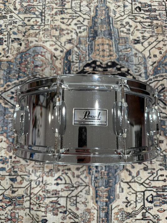 Pearl 5.5x14" Steel Snare Drum