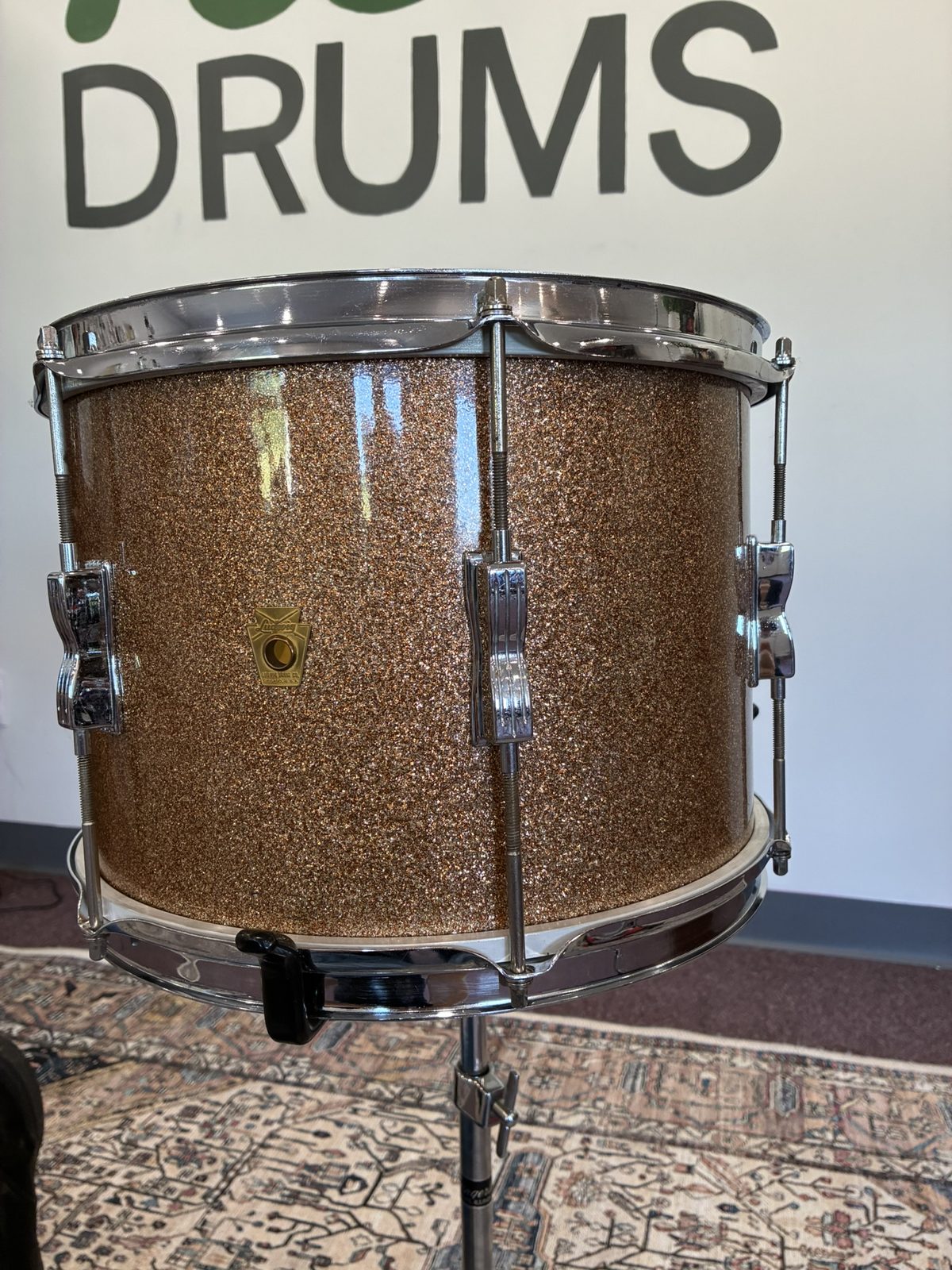 Ludwig Club Date 1960s 13x9" Tom - Champagne Sparkle (White Interior)
