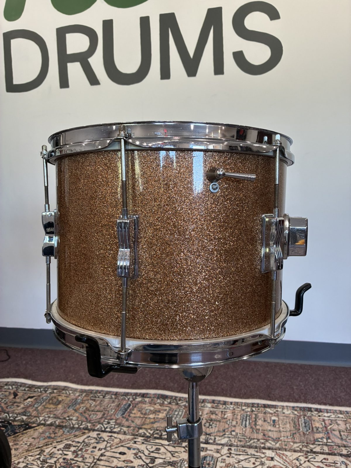 Ludwig Club Date 1960s 13x9" Tom - Champagne Sparkle (White Interior)