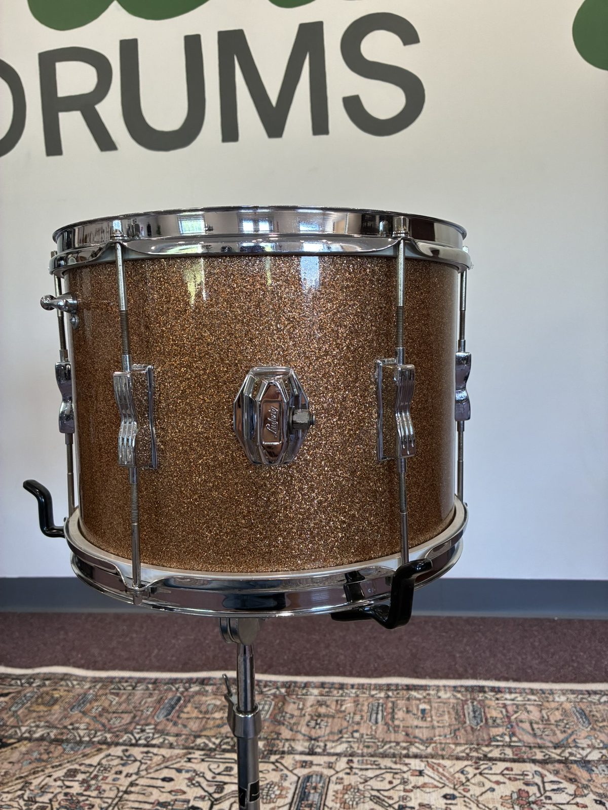 Ludwig Club Date 1960s 13x9" Tom - Champagne Sparkle (White Interior)