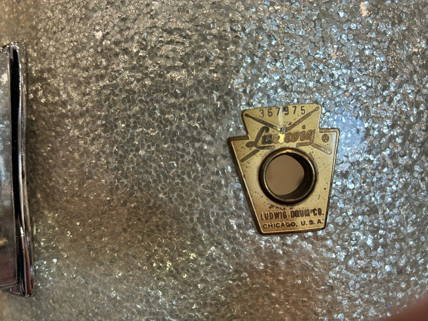 Ludwig Club Date 1960s  12x8" Tom - Silver Sparkle