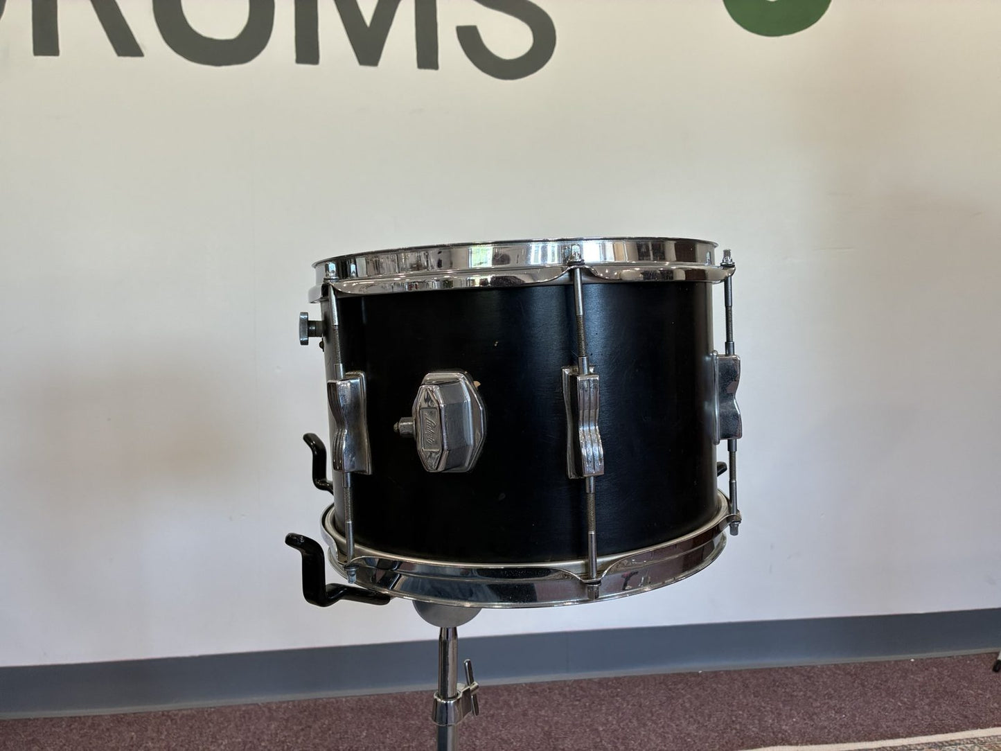 Ludwig 1970s  12x8" Tom - Black (Clear Interior)