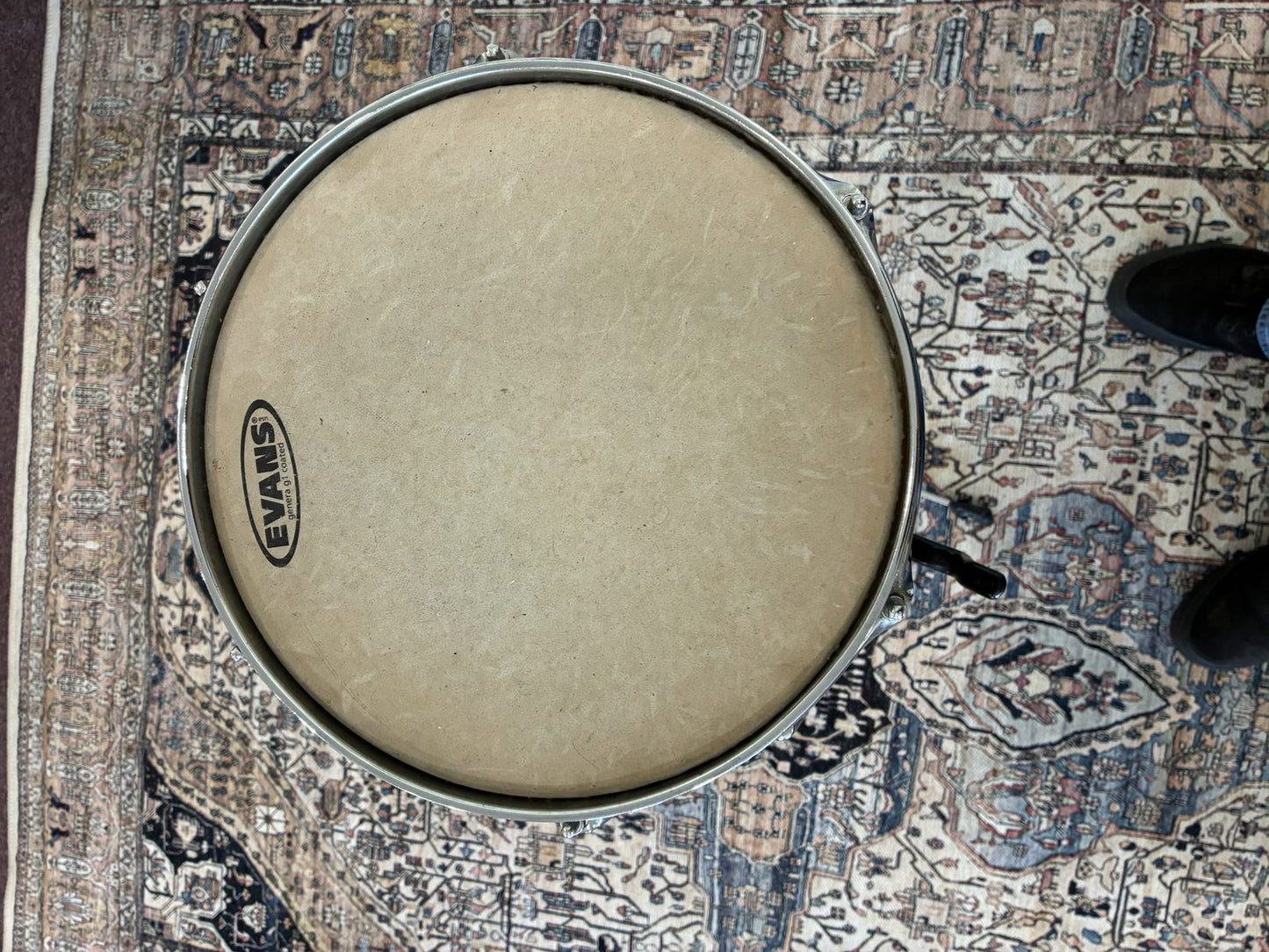 Ludwig 1970s  12x8" Tom - Black (Clear Interior)