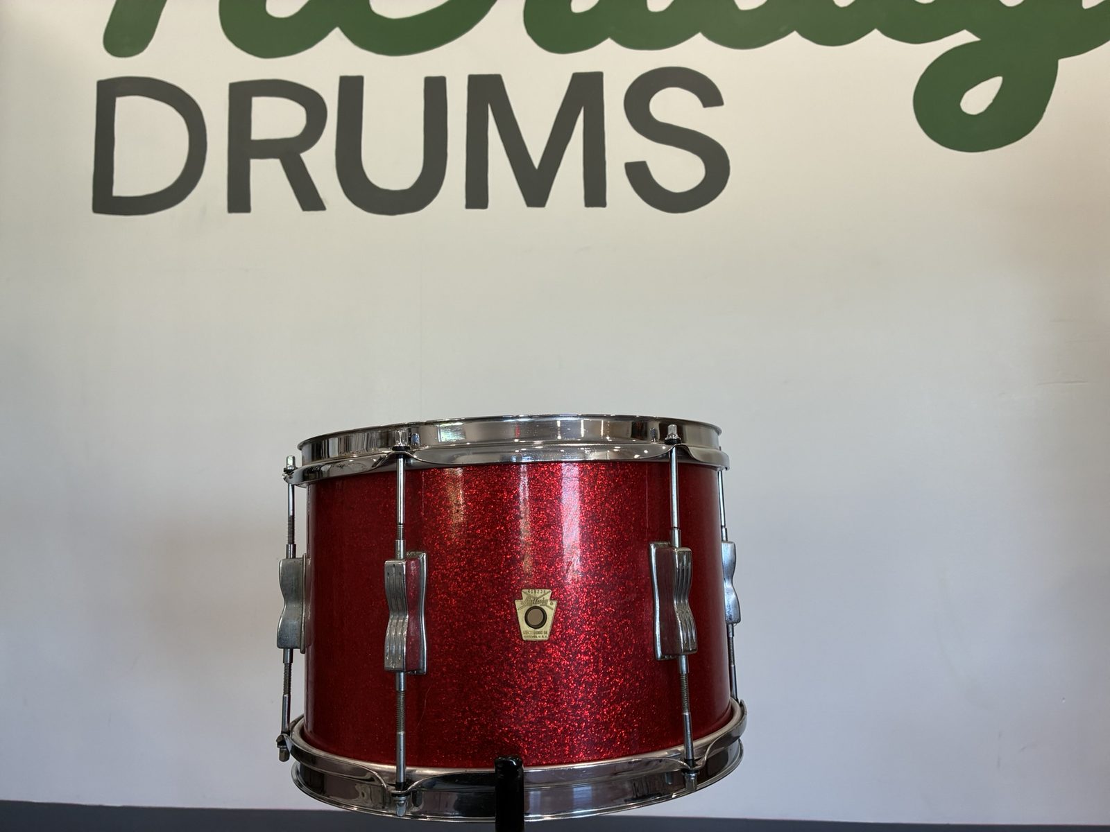 Ludwig 1960s Club Date 12x8" Tom - Red Sparkle