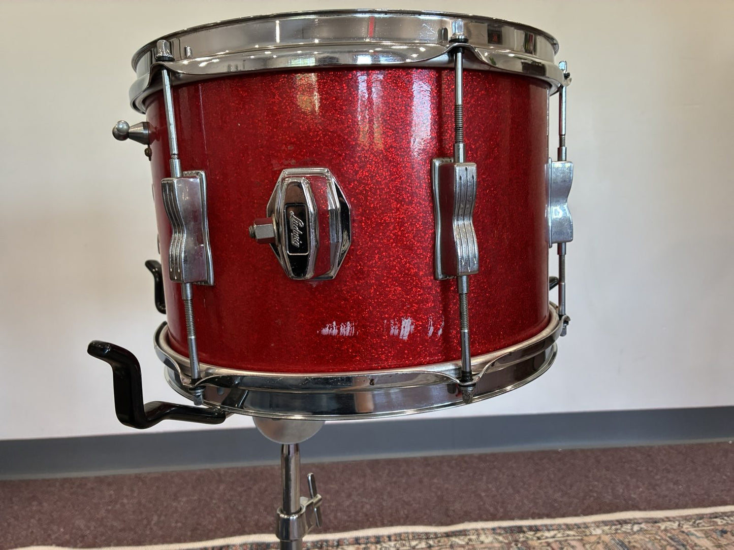 Ludwig 1960s Club Date 12x8" Tom - Red Sparkle