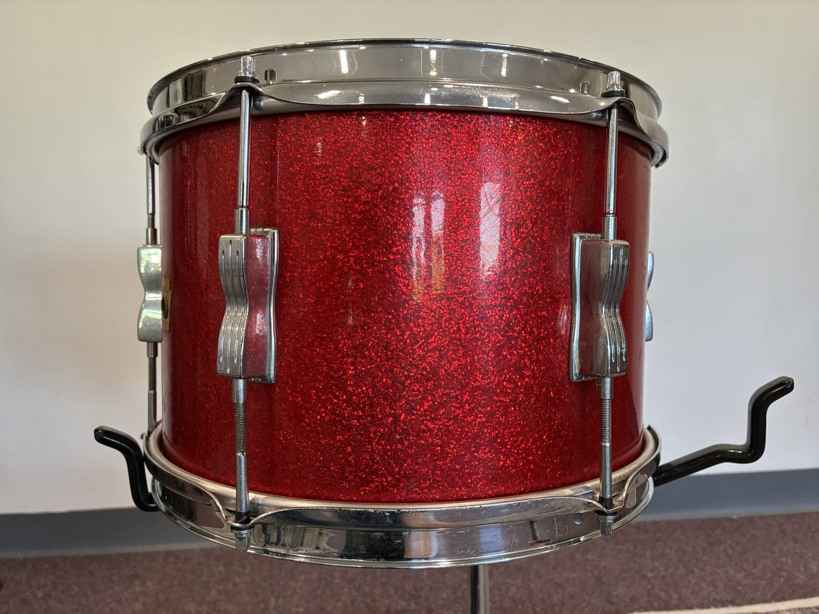 Ludwig 1960s Club Date 12x8" Tom - Red Sparkle