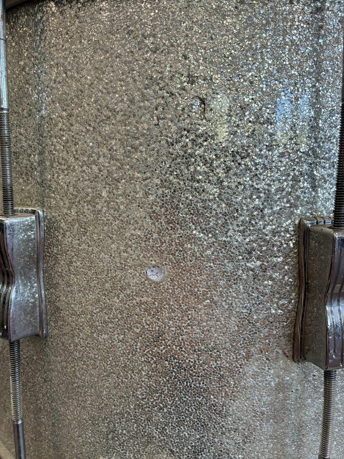 Ludwig 1960s Marching Snare 15x12" - Silver Sparkle