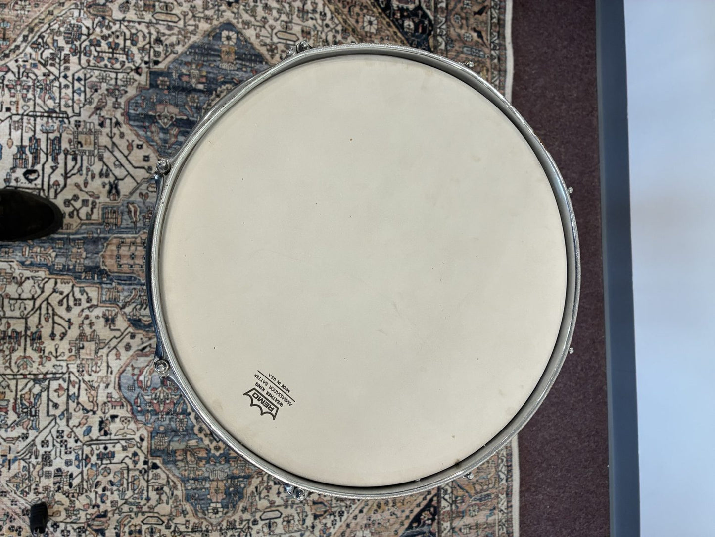 Ludwig 1960s Marching Snare 15x12" - Silver Sparkle